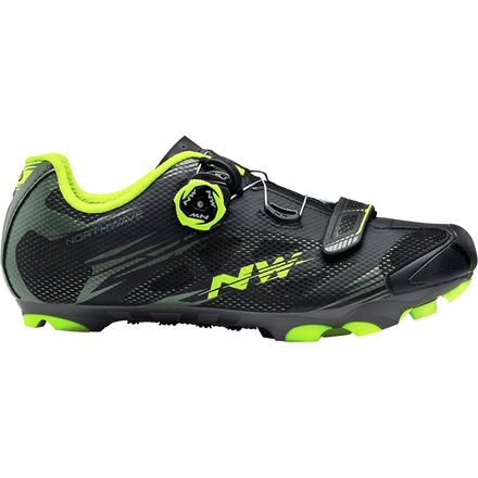 Northwave Scorpius2 Plus シューズ EUR:39 黒/黄 Northwave Scorpius 2 Plus Cycling Shoe - Men's - Bike