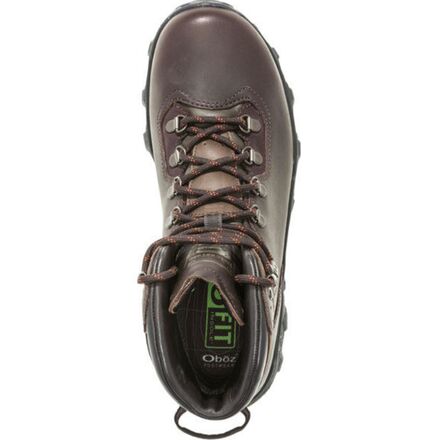 Oboz Yellowstone Premium Mid B-Dry Brown Leather Hiking Boots Men\'s Size 10 Oboz Yellowstone Premium Mid B-Dry Hiking Boot - Men main image 3