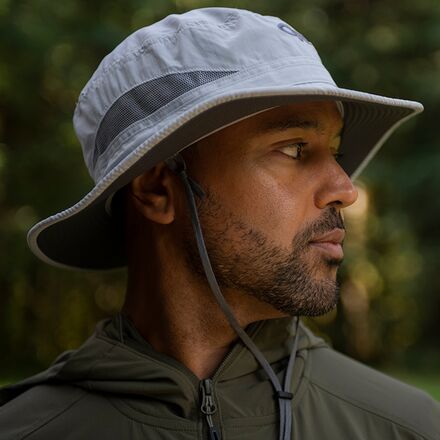 Brown brim best sale hat
