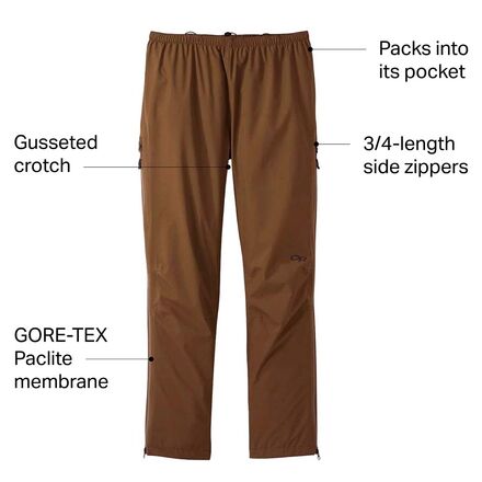 Outdoor Research Men's Foray Pants, Coyote / XL