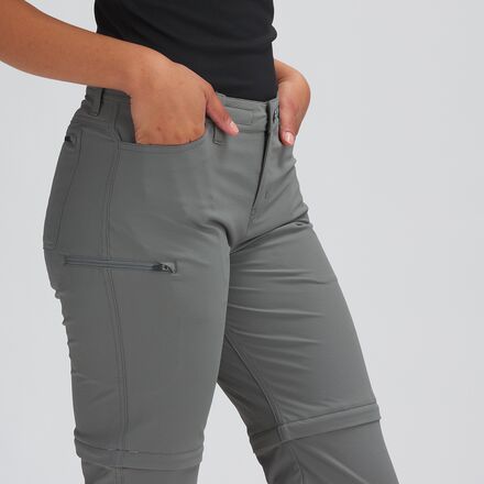 Outdoor Research Ferrosi Convertible Pant - Women's Pewter, 0/Reg