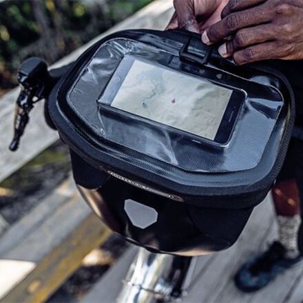 ORTLIEB ULTIMATE 6 防水バッグ 黒 Ortlieb Ultimate 6 Free Handlebar Bag - Bike