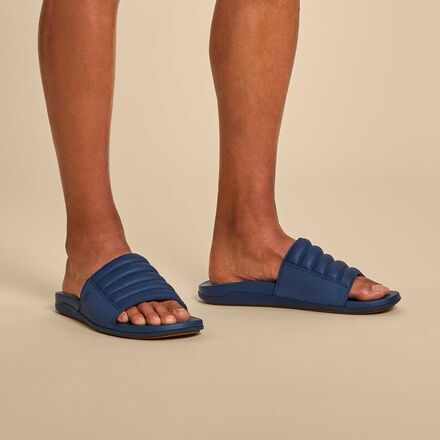 OLUKAI Maha \'Olu Men\'s Slide Sandals 10517_4040_003_M_MahaOlu_BlkBl  main image 2