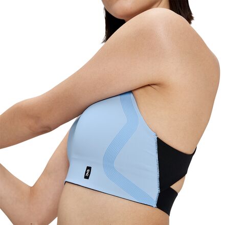 Buy Zelocity Padded Sports Bra With Removable Padding - Aqua Blue