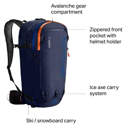 ortovox ascent 32l backpack