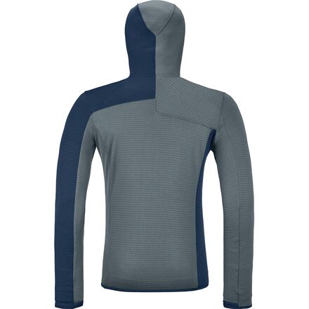 Ortovox Fleece Light Grid ZN Hooded Jacket - Men's - Clothing