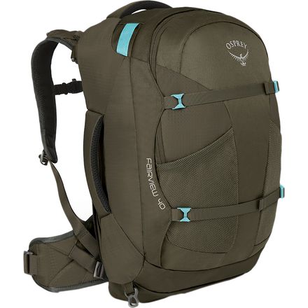 osprey 40l backpack fairview 40 Travel Pack Zircon Red free DWR treatment Osprey - Fairview 40 Travel