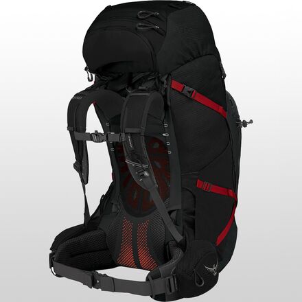osprey 85 liter backpack Osprey Aether Plus 85 Black / L/XL