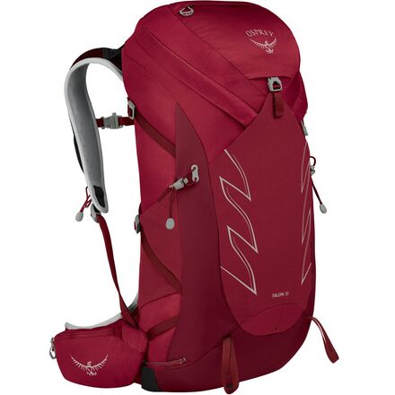 red osprey backpack