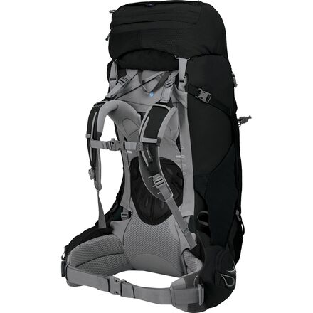 ladies salomon skis QST Lumen 98 Farpoint 55 Travel Pack bison leather back pack from the deepest powder Color:GRYBKRED