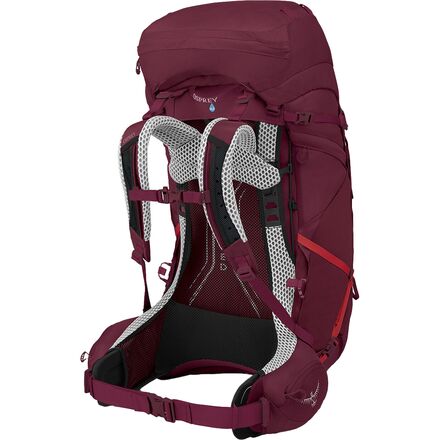 osprey aura 65 backpack women& 39 AG 65L Women's Backpacking Backpack, Enchantment Purple, WM/L : Sports & Outdoors a main compartment with zipper access Osprey Aura AG LT 65L