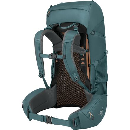 osprey 65l.womens backpack carry kn Renn 65L Women's Backpacking Backpack, Cascade Blue/Melon Orange, Extended Fit : Clothing, Shoes & Jewelry 39 cm in width Osprey Women's Renn 65L Backpack