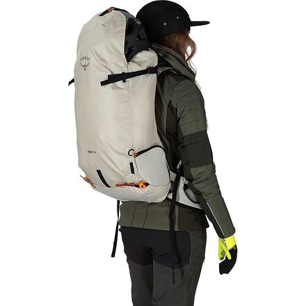 スノーボード OSPREY FIRN 28L Ski bag Firn28_F25_Side_TundraGreen_Hi