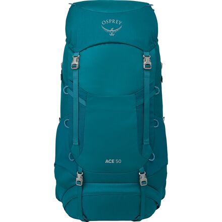 50l kids camping backpack Osprey Ace 50, Blue Spikemoss Deep Peyto