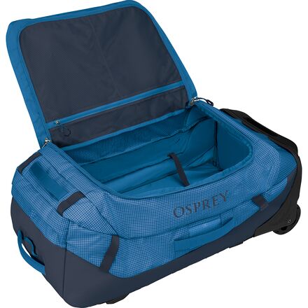 osprey bag 90l Osprey Transporter Wheeled Duffel 90L Blue Flame