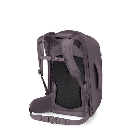 osprey 55l backpack women's Fairview 55 Travel Pack Black The StraightJacket compression system helps when packing and reduces the total volume when half loaded REVIEW: Osprey Ariel 55 AG