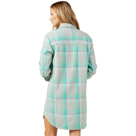 outerknown blanket shirt dress Women's Flannel Blanket Shirt