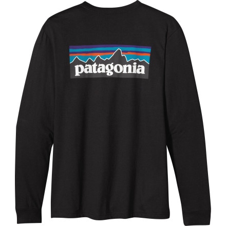 Patagonia P6 Logo T-Shirt - Long-Sleeve - Men's | Backcountry.com