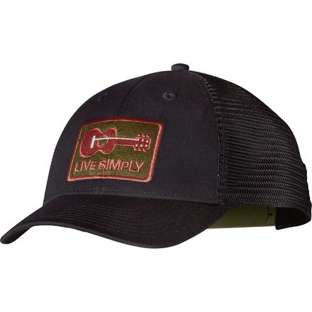 【極美品】パタゴニア　トラッカーハット　Live Simply ギター Patagonia Live Simply Guitar Lo-Pro Trucker Hat - Accessories