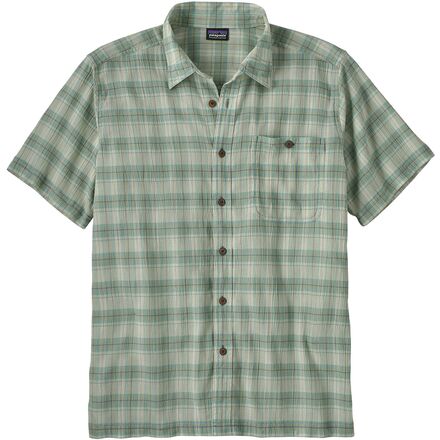 [美品]S7 patagonia/半袖シャツ/総柄/ACシャツ/サイズXL 中古・古着通販】Patagonia (パタゴニア) 総柄シャツ ブルー