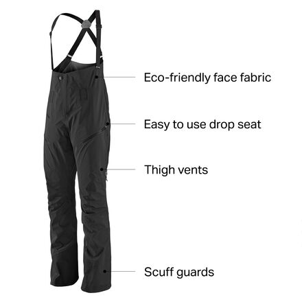 Patagonia Powslayer Bib Pant - Women's - Clothing