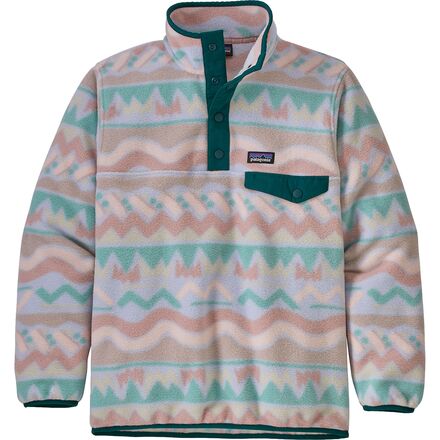 colorful fleece pullover