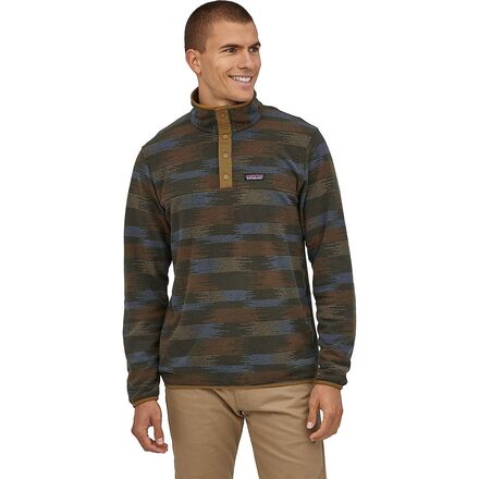 patagonia printed fleece pullover