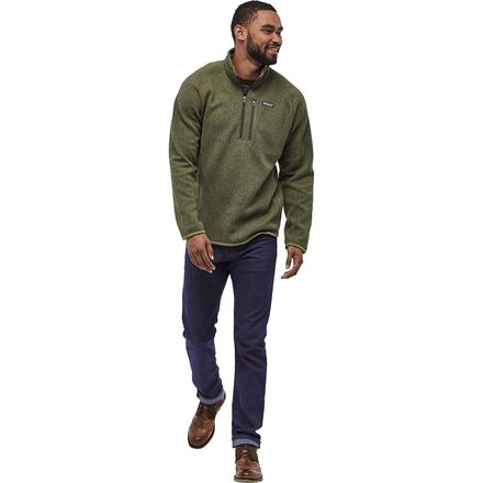 patagonia better sweater rib knit quarter zip pullover