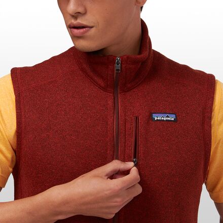 Patagonia better sweater vest red shop
