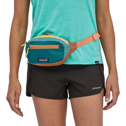 Patagonia Ultralight Black Hole Mini Hip Pack - Patchwork-Current Blue
