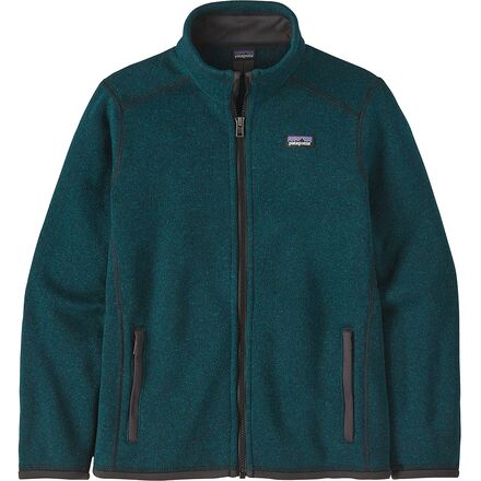 green fleece sweater