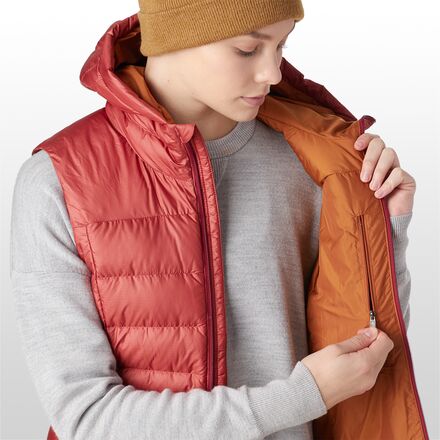 Down deals hooded vest