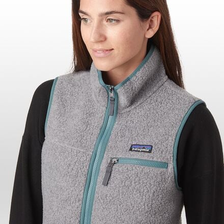 Patagonia retro pile vest womens store