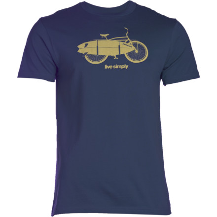 Patagonia Live Simply Surf Bike T-Shirt - Short-Sleeve