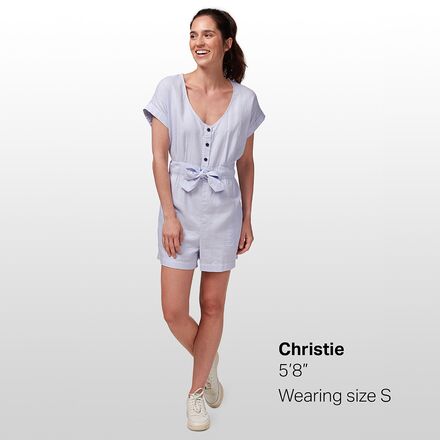 Organic cotton romper womens on sale