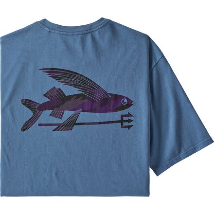 03年製 Patagonia Fish Print Organic Shirt Patagonia Flying Fish Organic T-Shirt - Men's - Clothing