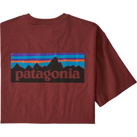 Patagonia Men's P-6 Logo Pocket Responsibili-Tee パタゴニア メンズ P-6ロゴ ポケット 半袖 Tシャツ 白 M ホワイト Patagonia | Men\u0027s P-6 Logo Cotton Pocket T-Shirt - Tide and Peak