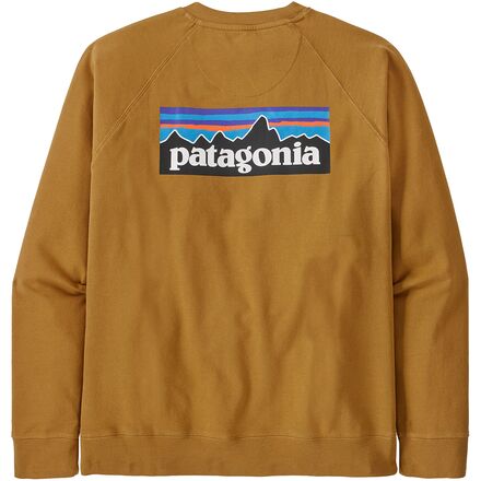 Patagonia P 6 Logo Organic Crew Sweatshirt Men s Clothing