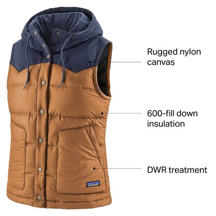 Patagonia Bivy Hooded Down Vest Women s Clothing