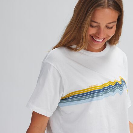Patagonia Ridge Rise Stripe Organic Easy Cut T-Shirt