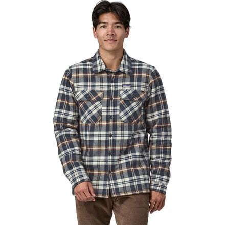 Patagonia Insulated Organic Cotton Midweight Fjord Flannel Shirt - Men's - Fields New Navy - S