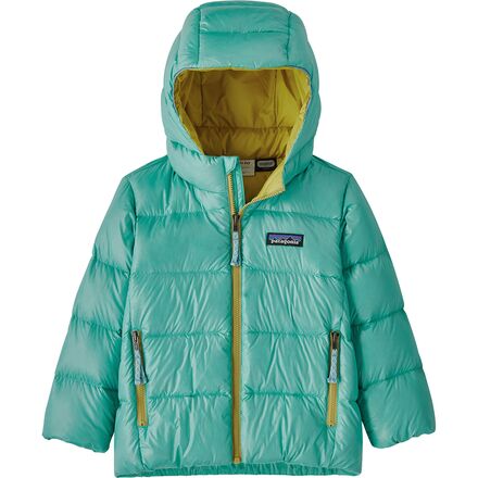Patagonia Baby Hi-Loft Down Sweater Hoody - Fresh Teal - 3T