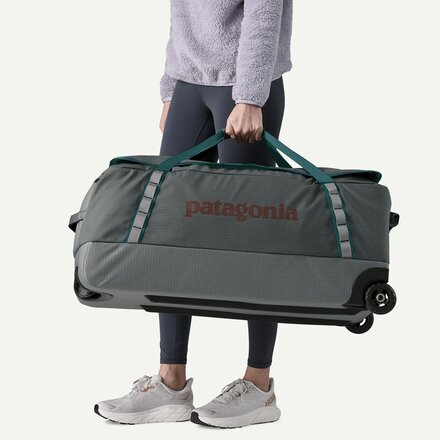 backcountry patagonia duffel Patagonia Black Hole Wheeled Duffel 100 Liter Noble Grey