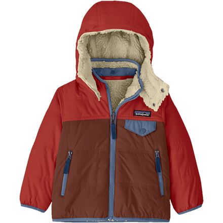 patagonia リバーシブル トリブルズ フーディ 4T Patagonia Reversible Tribbles Hooded Jacket - Toddlers' - Kids