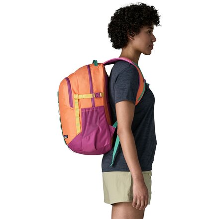 patagonia women's refugio backpack 26l Pack Worn Wear cords and other desktop items to ease transitions from work to play Patagonia Smolder Blue Refugio Day
