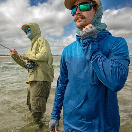 Patagonia Capilene Cool Fitz Roy Trout Sun Hoodie - Men's - Clothing