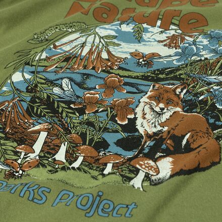 売れ筋商品|||パークスプロジェクト カットソー トップス レディース Escape To Nature Fox Baby T-Shirt - Women's Fern Parks Project Escape To Nature Fox Baby T-Shirt - Women's
