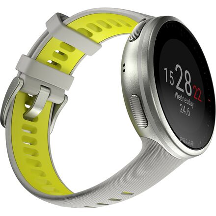 Polar Vantage V2 GPS Watch - Silver/Gray-Lime, M/L for sale online