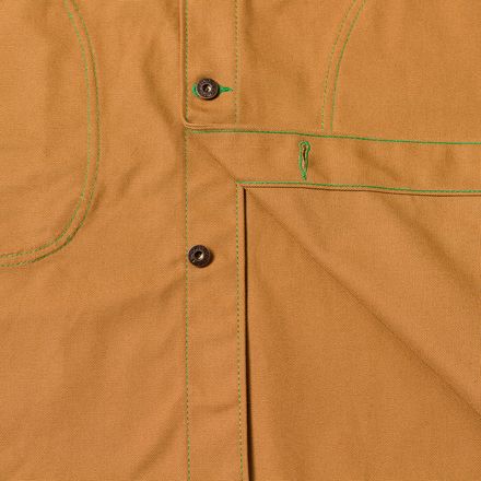 Pointer Brand Brown Duck Circle Pocket Long Jacket - Men's - Clothing