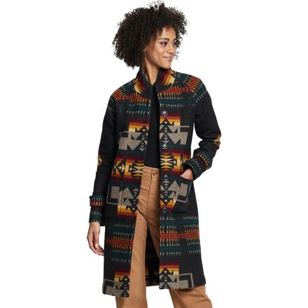 ジャケット・アウター Archive Pure Wool Long Coat Pendleton Archive Coat - Women's - Clothing